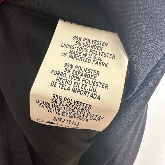 NWT Jay Goddfrey Feather Trim Sleeve Mini Dress Women's Black Size 2 - Picture 5 of 7